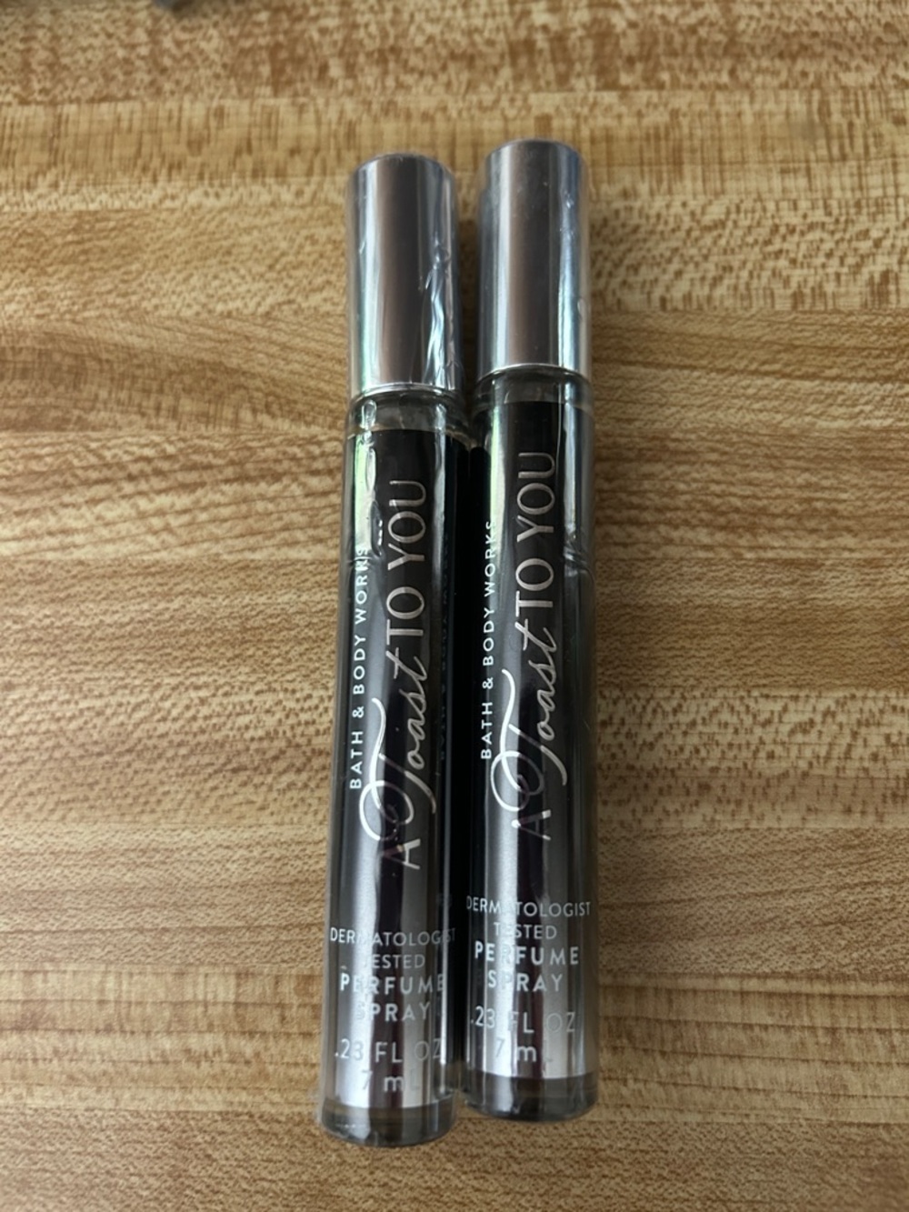 Bath & Body Works A Toast to You Perfume Rollerballs - Black & Silver